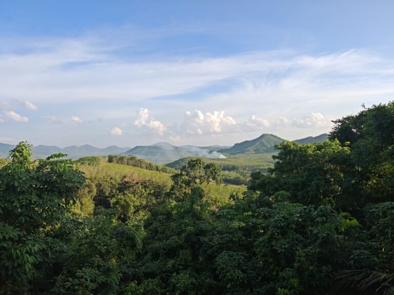 Hat Yai hills and valley mist travel destination