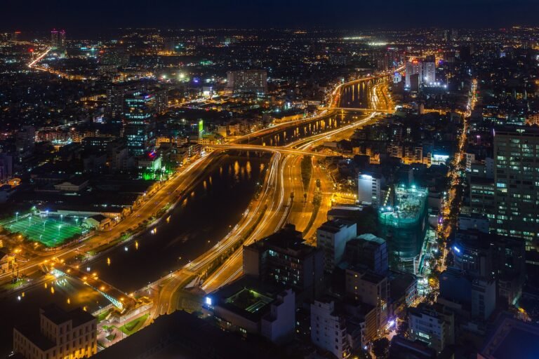 Ho Chi Minh City skyline travel destination
